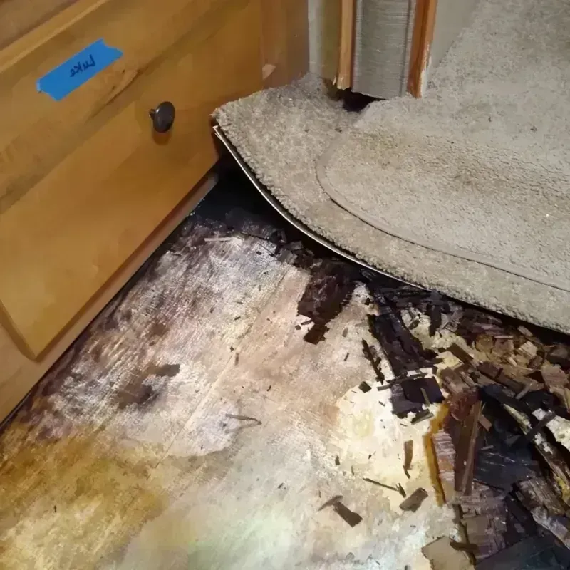 Wood Floor Water Damage in Staten Island, NY